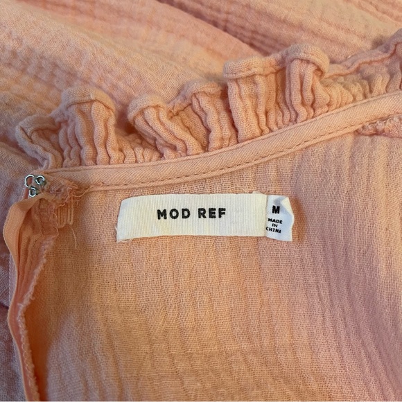 Mod Ref Pink Ruffled Sleeveless Sundress - Picture 3 of 7